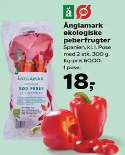 Kvickly Änglamark økologiske peberfrugter tilbud