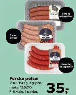 Ferske pølser