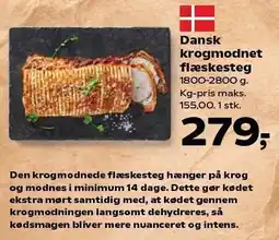 Kvickly Dansk krogmodnet flæskesteg tilbud