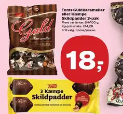 Toms Guldkarameller eller Kæmpe Skildpadder 3-pak