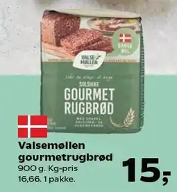 Kvickly Valsemøllen gourmetrugbrød tilbud
