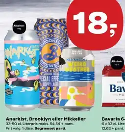 Kvickly Anarkist, Brooklyn eller Mikkeller tilbud
