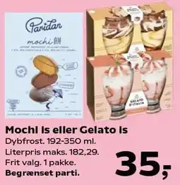 Kvickly Mochi is eller Gelato is tilbud