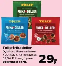 Kvickly Tulip frikadeller tilbud