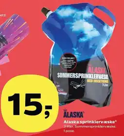 Alaska sprinklervæske