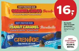 Kvickly Barebells eller Grenade proteinbar tilbud