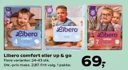 Kvickly Libero comfort eller up & go tilbud