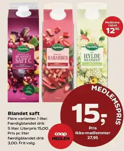 Blandet saft