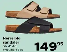 Kvickly Herre bio sandaler tilbud