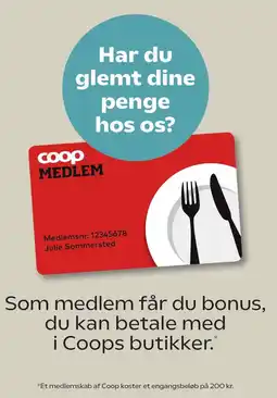 Kvickly Coop medlem tilbud