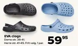 Kvickly EVA clogs tilbud