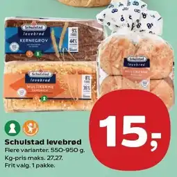 Kvickly Sculstad levebrød tilbud