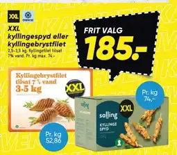 Bilka XXL kyllingespyd eller kyllingebrystfilet tilbud