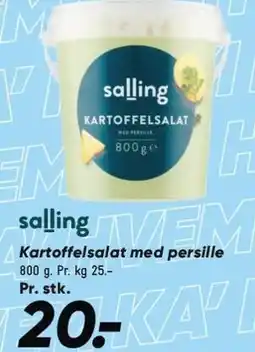 Kartoffelsalat med persille