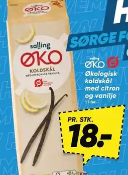 Bilka Økologisk koldskål med citrno og vanilje tilbud