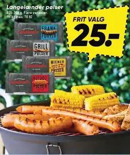 Bilka Langelænder pølser tilbud