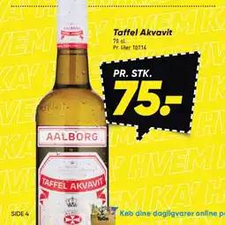 Bilka Taffel Akvavit tilbud