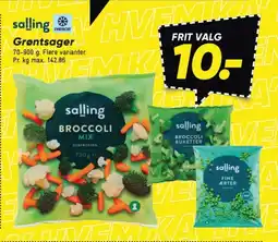 Bilka Grøntsager tilbud
