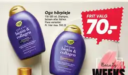 Bilka OGX hårpleje tilbud