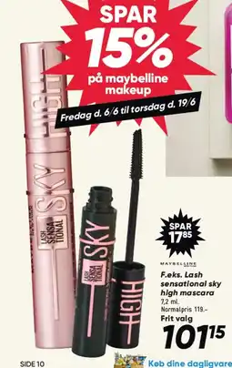 Bilka F.eks. Lash sensational sky high mascara tilbud