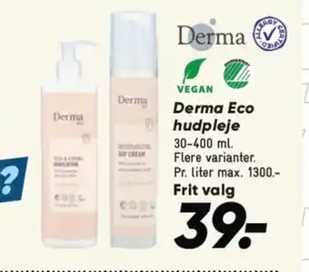 Bilka Derma Eco hudpleje tilbud