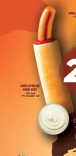 Bilka Grillpølse med ost tilbud