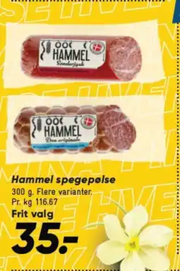 Bilka Hammel spegepølse tilbud