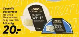 Bilka CASTELLO dessertost tilbud
