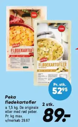 Bilka PEKA flødekartofler tilbud