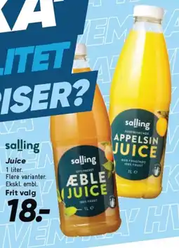 Bilka SALLING Juice tilbud