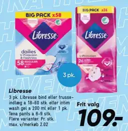 Bilka Libresse tilbud