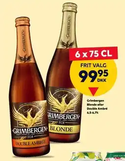 BorderShop Grimbergen Blonde eller Double Ambré 6,5-6,7% tilbud