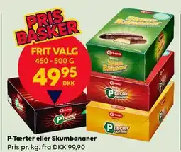BorderShop P-Tærter eller Skumbananer tilbud