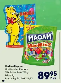 BorderShop Haribo slik poser tilbud