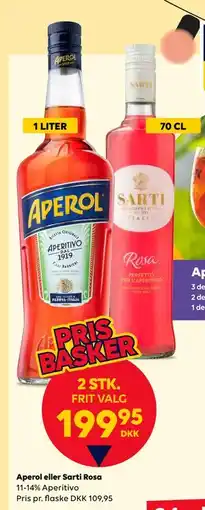 BorderShop Aperol eller Sarti Rosa tilbud