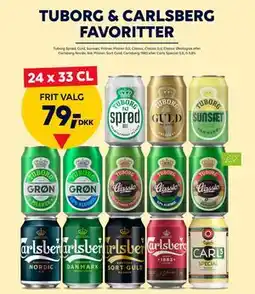 BorderShop TUBORG & CARLSBERG FAVORITTER tilbud