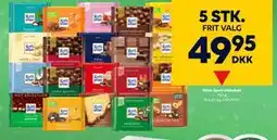 BorderShop Ritter Sport chokolade tilbud