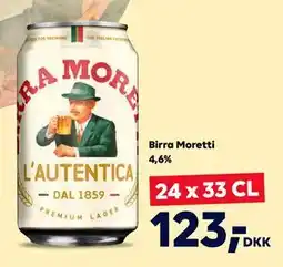 BorderShop Birra Moretti 4,6% tilbud