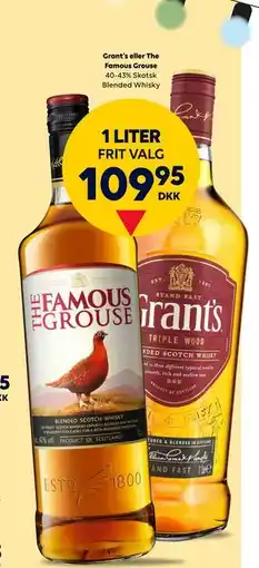 BorderShop Grant’s eller The Famous Grouse tilbud