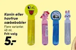 Bilka Kanin eller havfrue sæbebobler tilbud