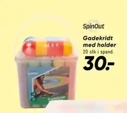 Bilka Gadekridt med holder tilbud