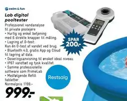 Bilka Lab digital pooltester tilbud