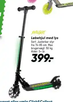 Bilka Løbehjul med lys tilbud