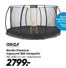 Bilka Nordic Premium Inground 366 trampolin tilbud