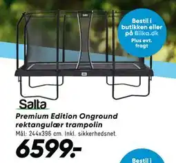 Bilka Premium Edition Onground rektangulær trampolin tilbud