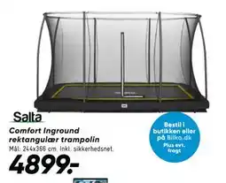 Bilka Comfort Inground rektangulær trampolin tilbud