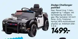 Bilka Dodge Challenger politibil tilbud