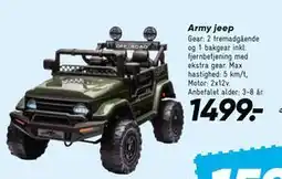 Bilka Army jeep tilbud