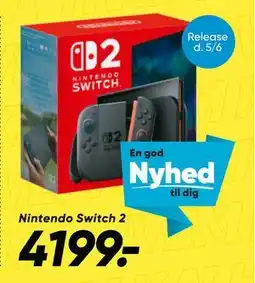Bilka Nintendo Switch 2 tilbud