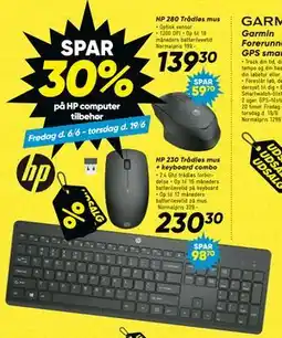 Bilka SPAR 30% på HP computer tilbehør tilbud